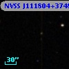 NVSS J111804+374807