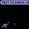 FIRST J111909.0+365856