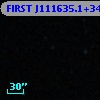 FIRST J111635.1+344004