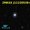 2MASX J11220538+3321017