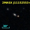 2MASX J11152553+2927408