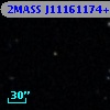 2MASS J11161174+2907476