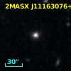 2MASX J11163076+2913436