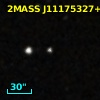 2MASS J11175327+2633257