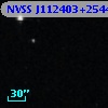 NVSS J112403+254414