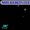 NVSS J111627+221122