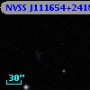 NVSS J111654+241843