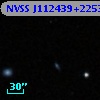 NVSS J112439+225305