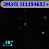 2MASS J11194682+1838038