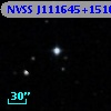 NVSS J111645+151605