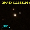2MASX J11163195+1150449