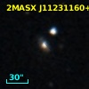 2MASX J11231160+1307041