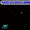 NVSS J111653+090011