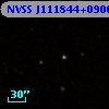 NVSS J111844+090629