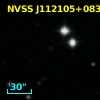 NVSS J112105+083327