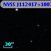 NVSS J112417+100715