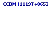CCDM J11197+0652AB