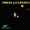 2MASX J11194393+0735292