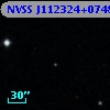 NVSS J112324+074824