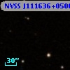 NVSS J111636+050028
