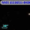 NVSS J111651+043042