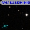 NVSS J111930+040503