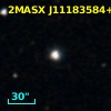 2MASX J11183584+0025112