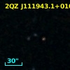 2QZ J111943.1+010225