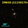 2MASX J11150179+0013365