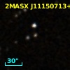 2MASX J11150713+0012195