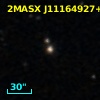 2MASX J11164927+0016424