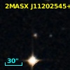 2MASX J11202545+0034417