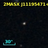 2MASX J11195471+0110573