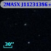2MASX J11231386+0024429
