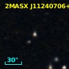 2MASX J11240706+0100269