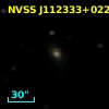 NVSS J112333+022347