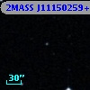2MASS J11150259+0004108