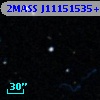 2MASS J11151535+0006402