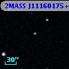 2MASS J11160175+0012032