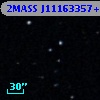2MASS J11163357+0011567