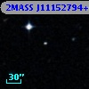 2MASS J11152794+0012572