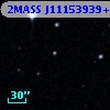 2MASS J11153939+0012577