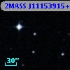 2MASS J11153915+0013437