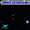 2MASS J11163146+0015245