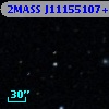 2MASS J11155107+0015549