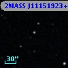 2MASS J11151923+0016562