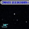 2MASS J11161609+0009085