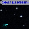 2MASS J11160985+0006116