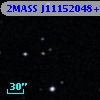 2MASS J11152048+0010095