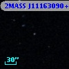 2MASS J11163090+0010297